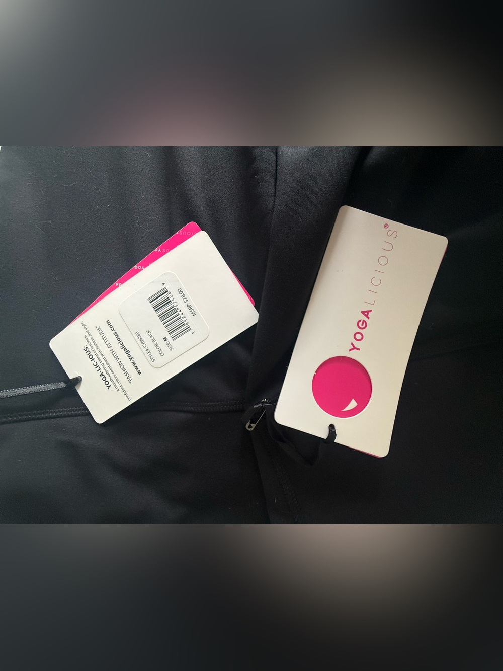 2 pairs of Yogalicious Black High-Waist Performance Leggings